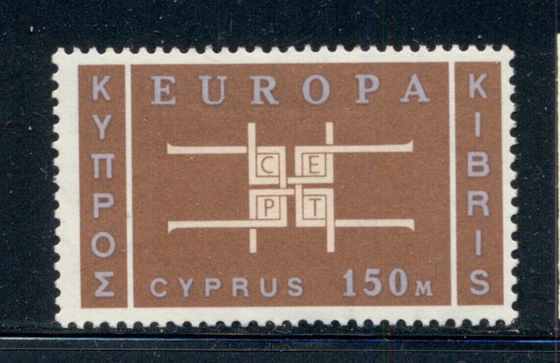 Cyprus 231 Sg236 Mnh 1963 150m Europa Cat$50