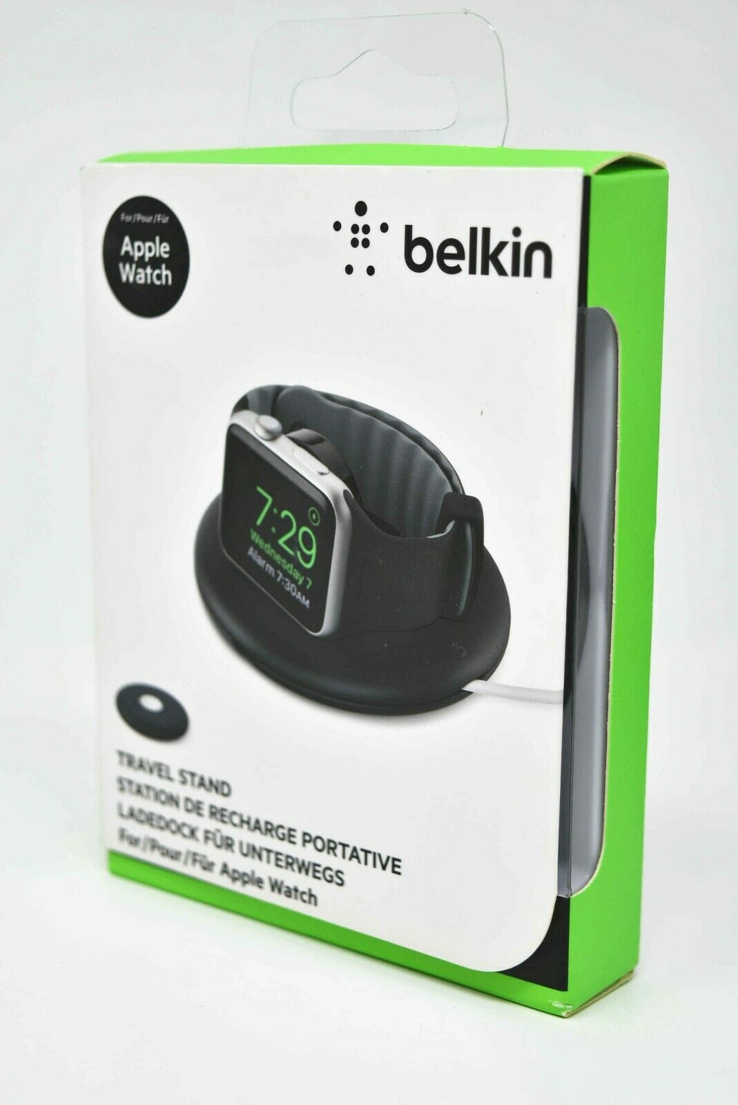Belkin Travel Stand Passive Dock For Apple Watch Series 6/5/4/3/2/1 Se - Black